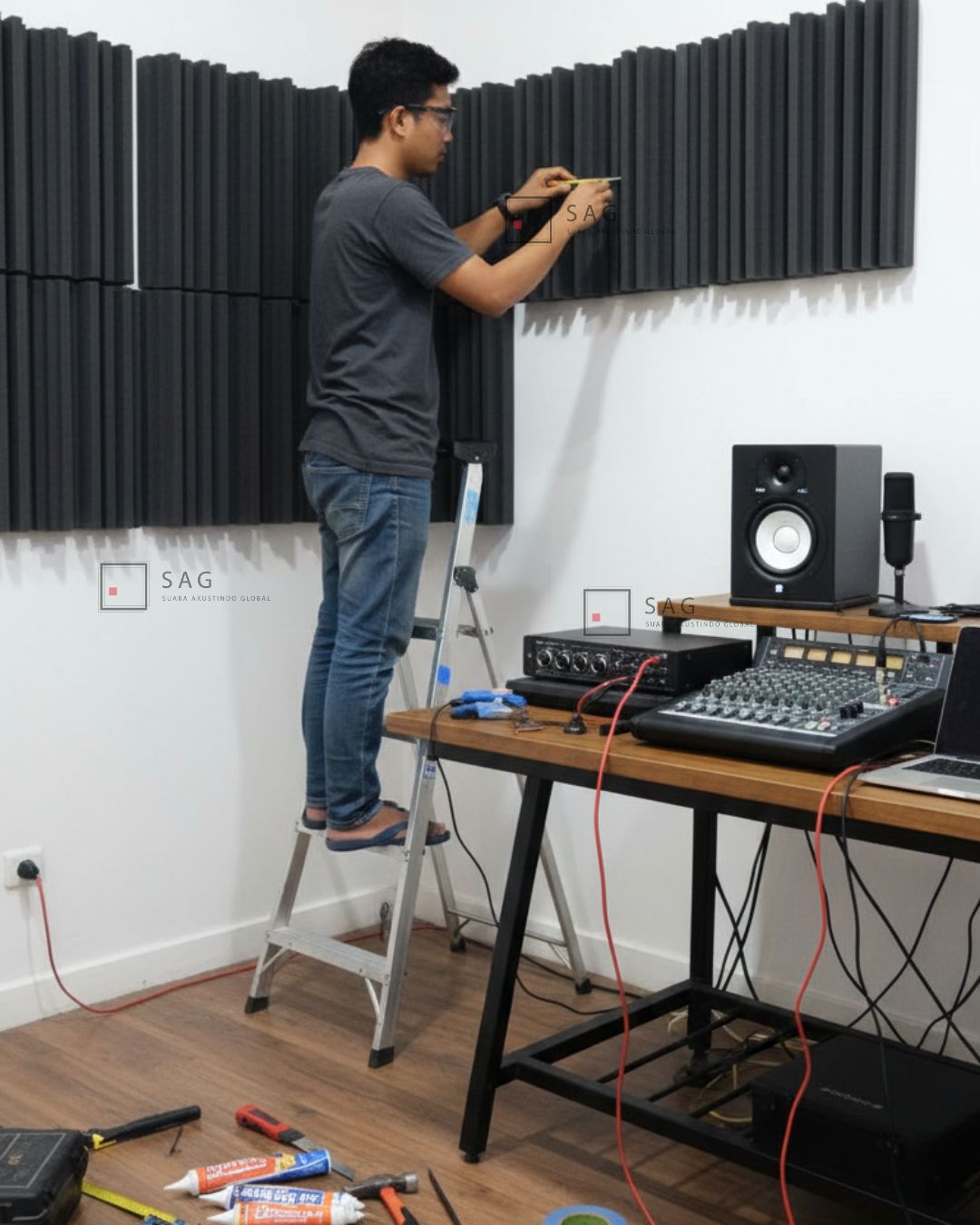 busa peredam suara akustik polydiffuser