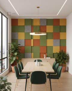 PET polyester acoustics panel