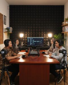 busa peredam suara polygrid