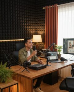 busa peredam suara polygrid